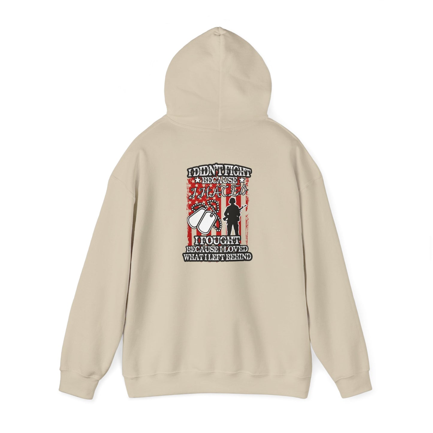 Military Supporter Hoodie, Patriotic Sweatshirt, Independence Day Gift, Veteran Clothing, USA Flag Apparel