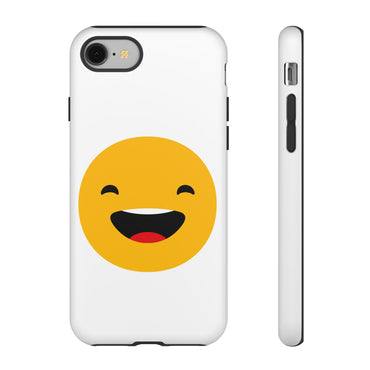 Happy Face Tough Phone Case - Durable Protection with Smile Design