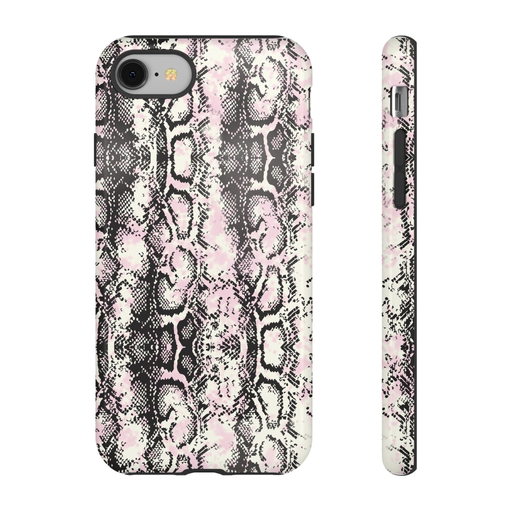 Stylish Snake Print Phone Case – Trendy Design, Tough Protection Make a bold fashion statement while keeping your phone safe with this sleek and durable snake print case.