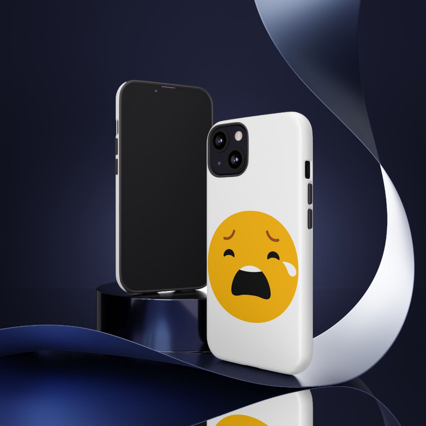 Emotional Tough Case – Sad Emoji Phone Case for Supportive Gifts