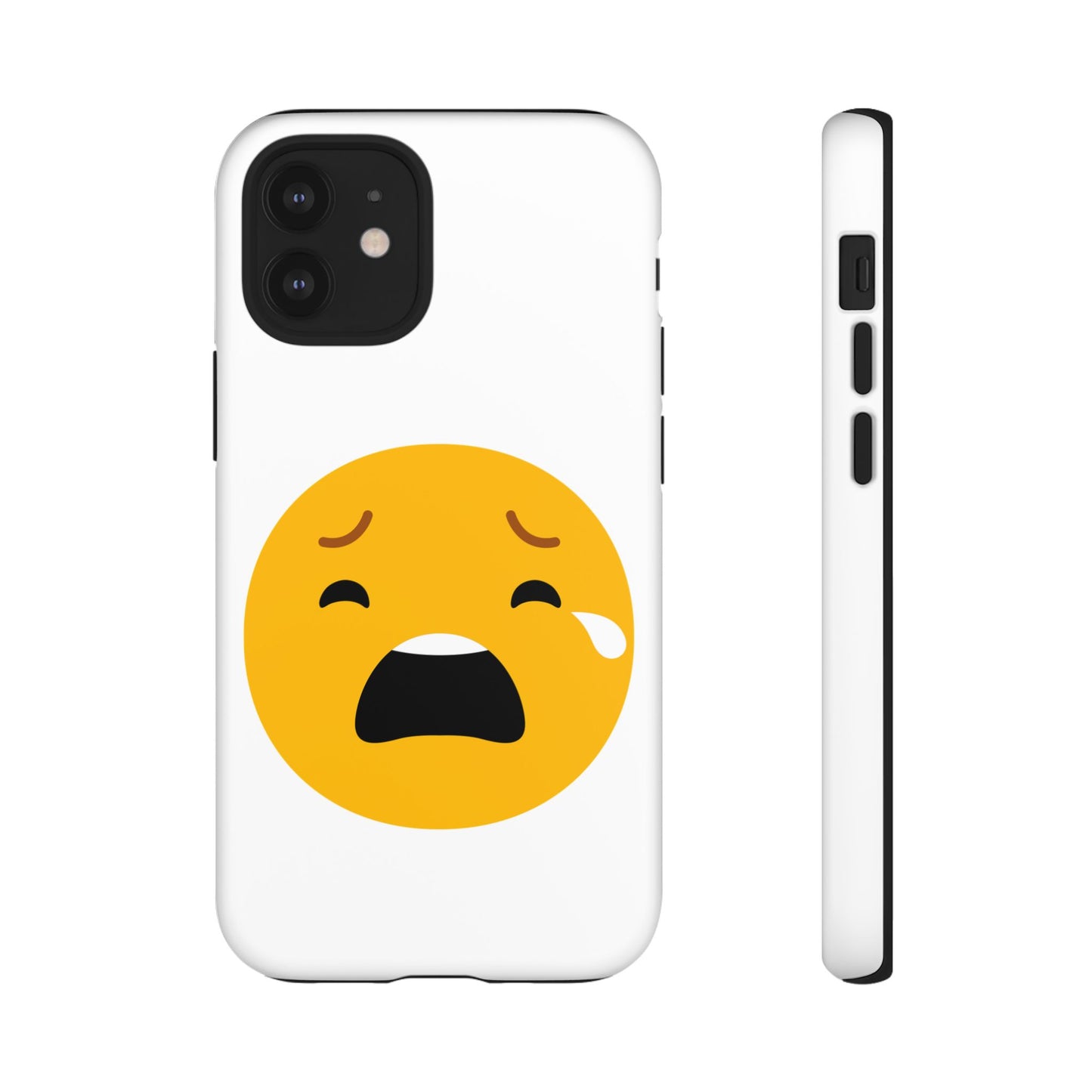 Emotional Tough Case – Sad Emoji Phone Case for Supportive Gifts