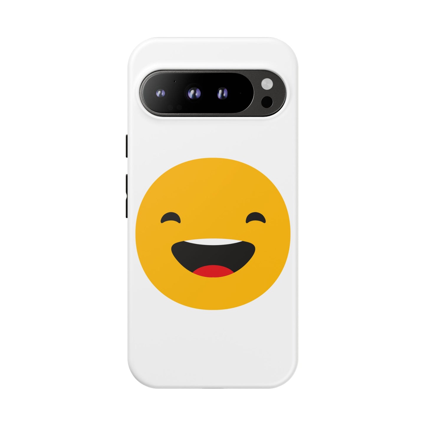 Happy Face Tough Phone Case - Durable Protection with Smile Design