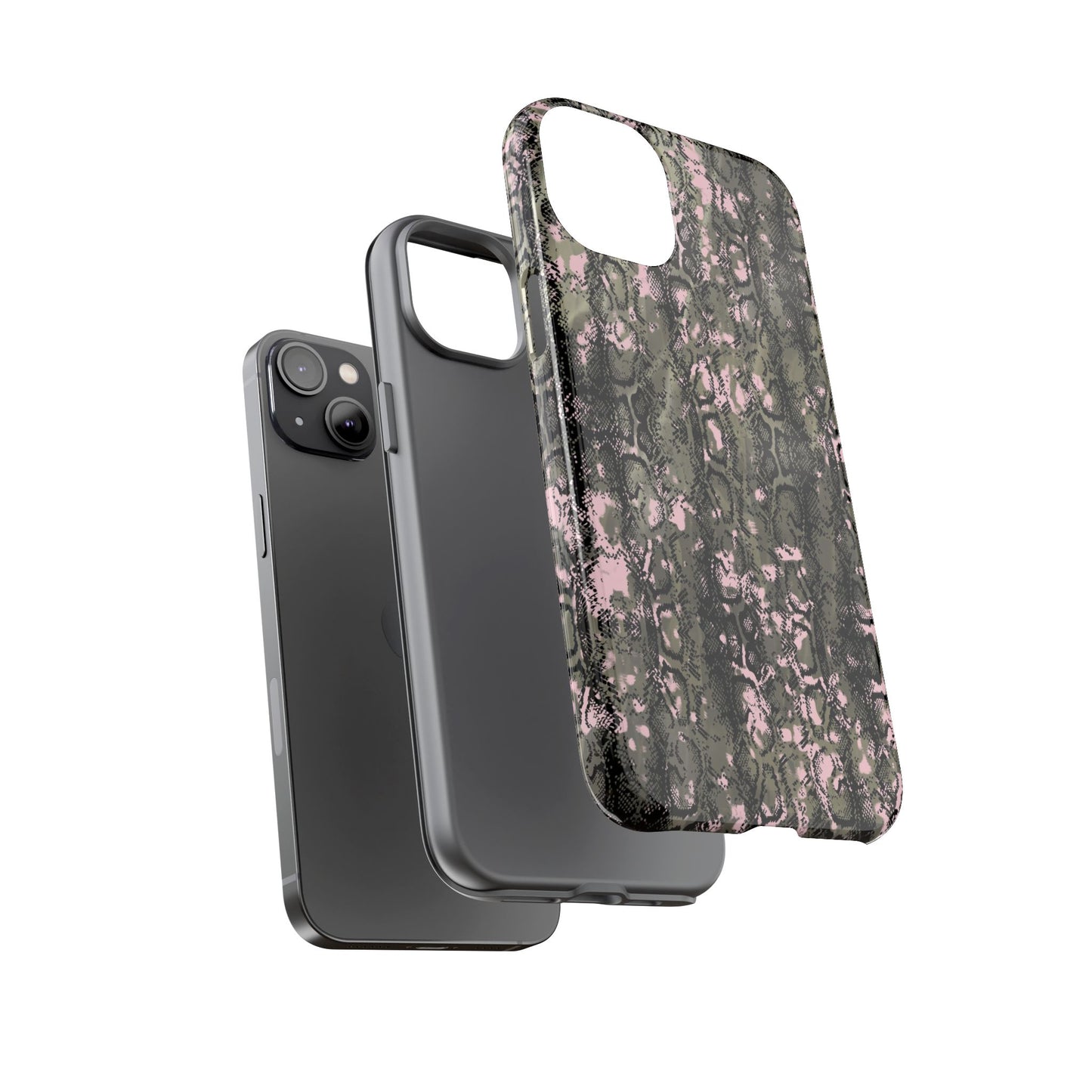 Stylish Snake Print Phone Case for Tough Protection