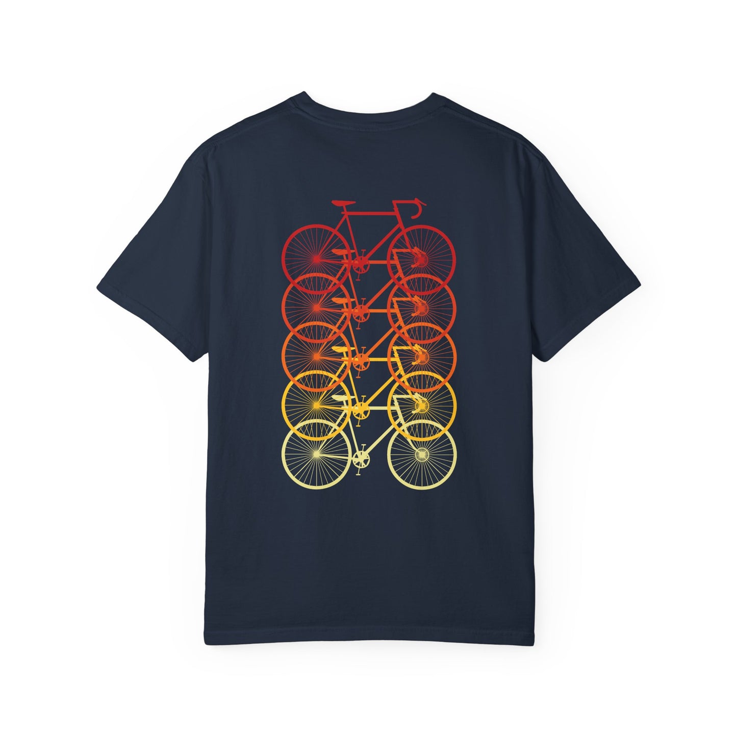 Gradient Bicycle Unisex T-Shirt - Perfect for Cycling Enthusiasts