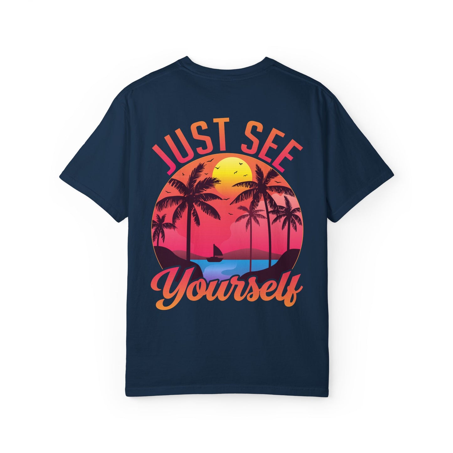 Tropical Vibes T-Shirt, Summer Casual Tee, Unisex Streetwear, Vacation Shirt, Beach Life Apparel, Gift for Travelers