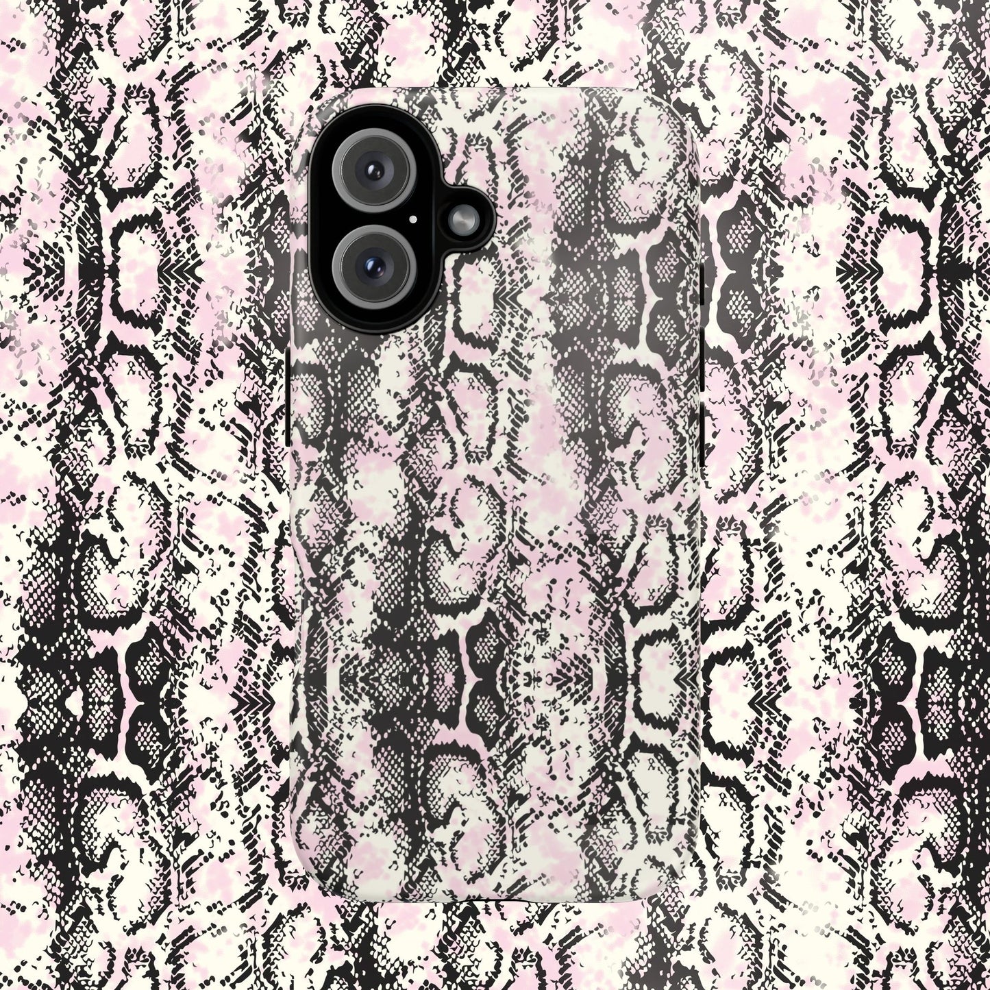 Stylish Snake Print Phone Case - Tough Protection for Trendsetters