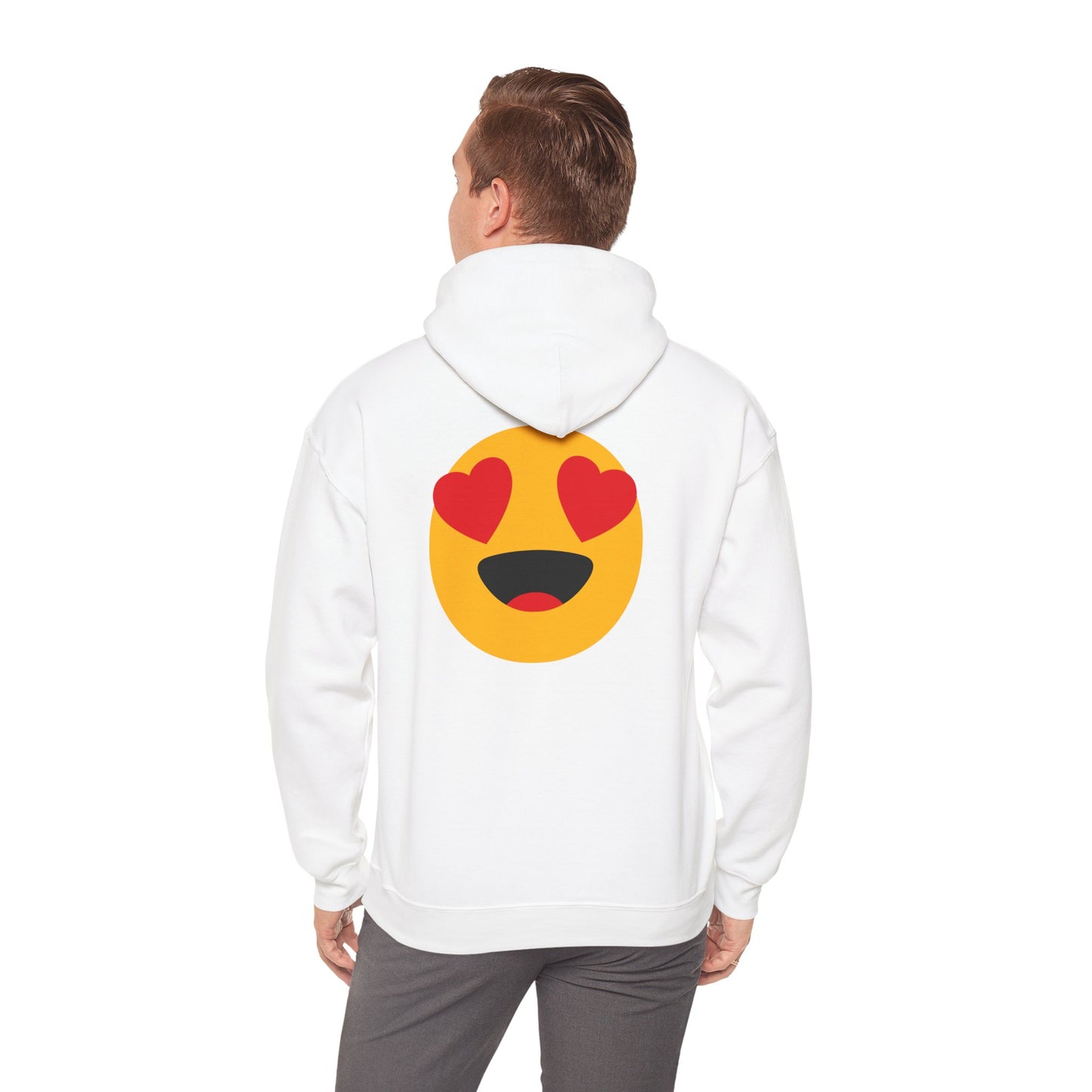 Heart Eyes Emoji Hoodie - Unisex Heavy Blend™ Sweatshirt