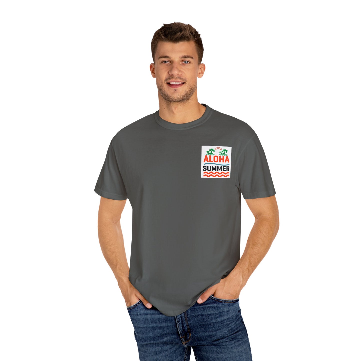 Aloha Summer Unisex T-Shirt, Beach Shirt, Vacation Tee, Summer Apparel, Tropical Graphic Tee, iconic Waikiki Beach Maui ,Oahu