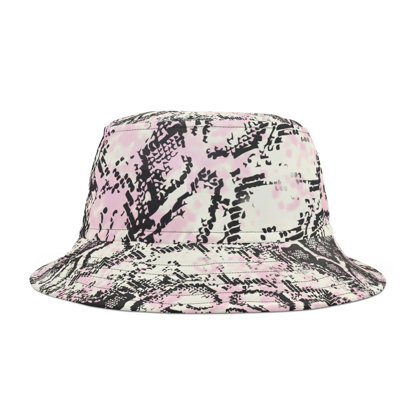 Trendy Snakeskin Bucket Hat - Fashionable Summer Accessory