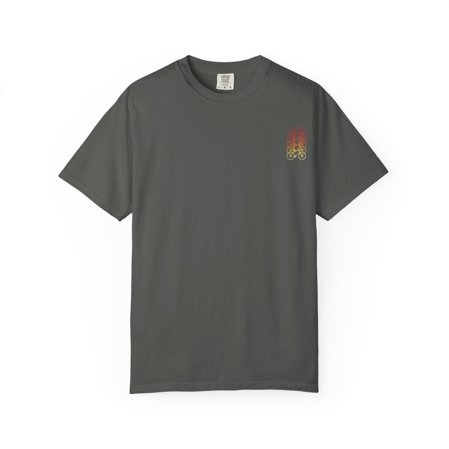 Gradient Bicycle Unisex T-Shirt - Perfect for Cycling Enthusiasts