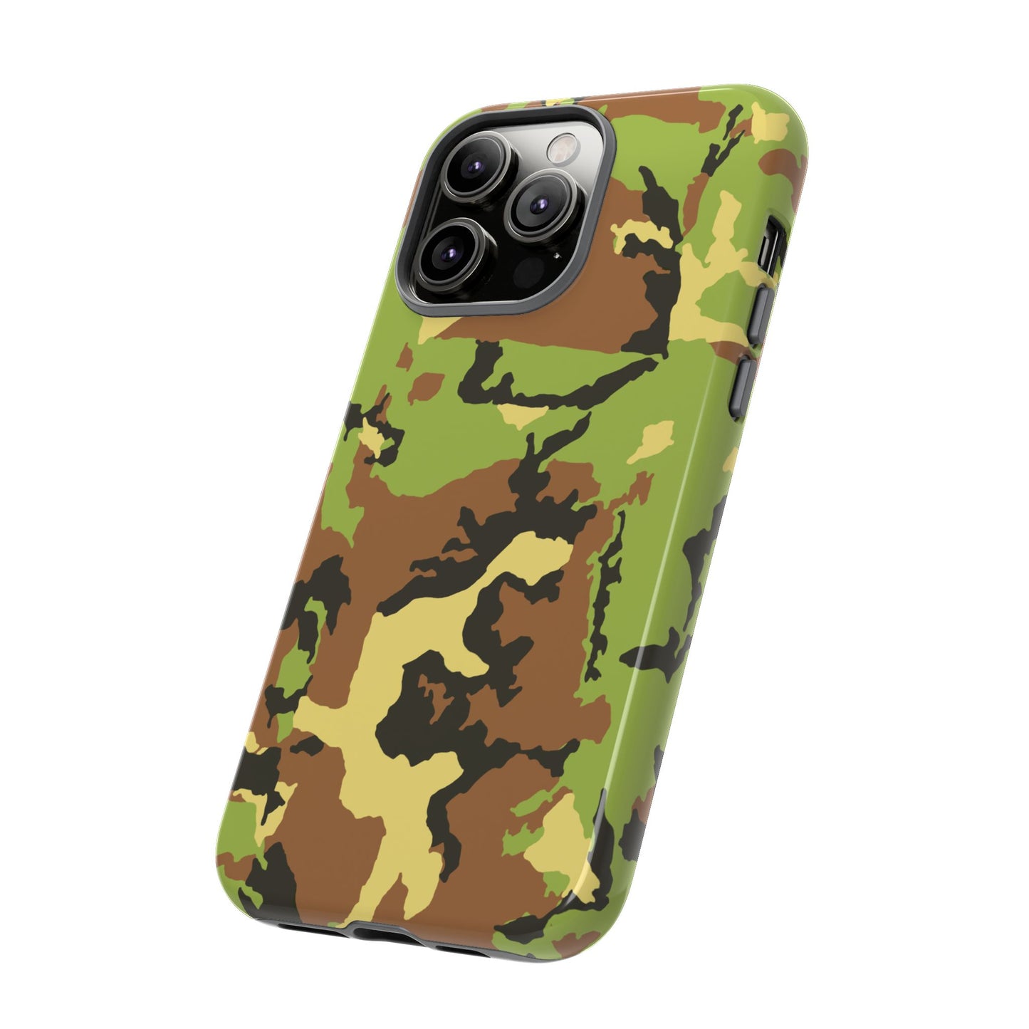 Camo Tough Phone Case - Durable Military Style Cover for Adventure Lovers