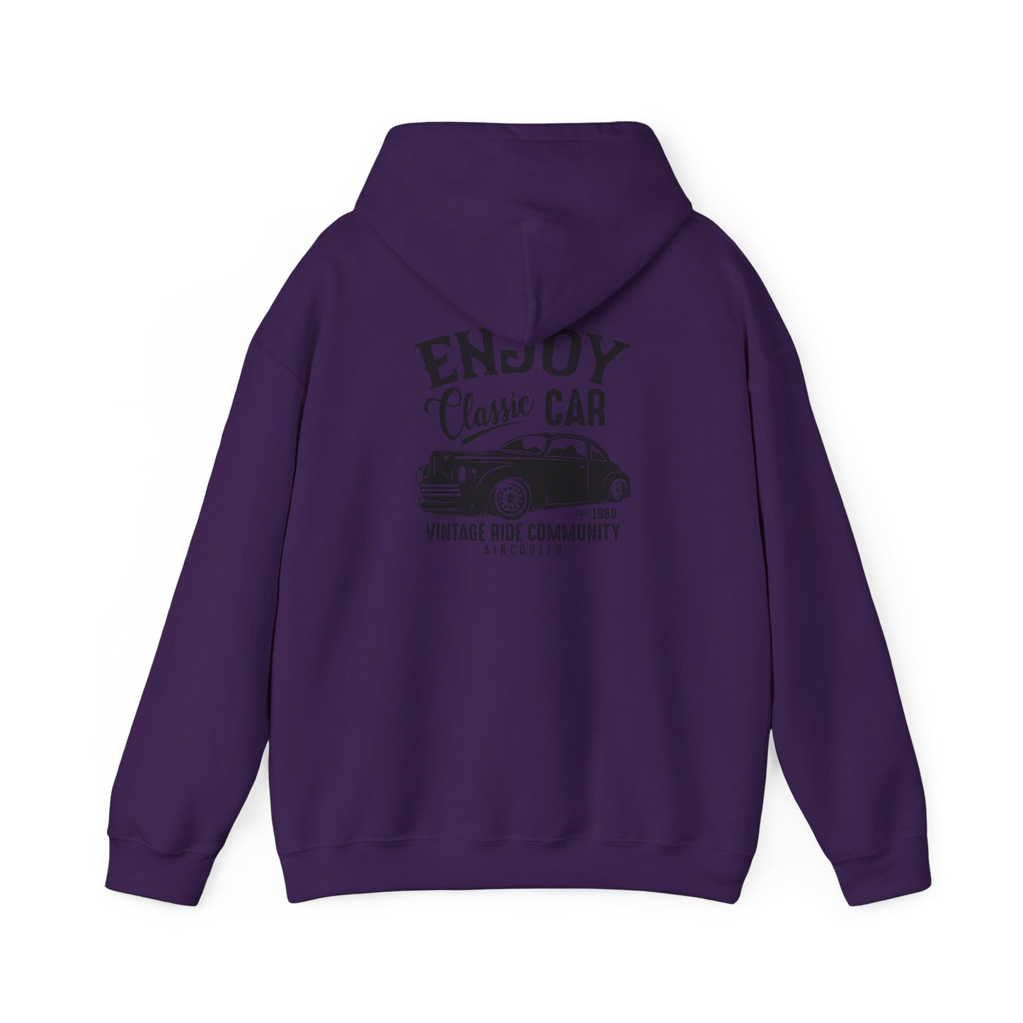 Vintage Car Lover's Hoodie - Enjoy Classic Car Design