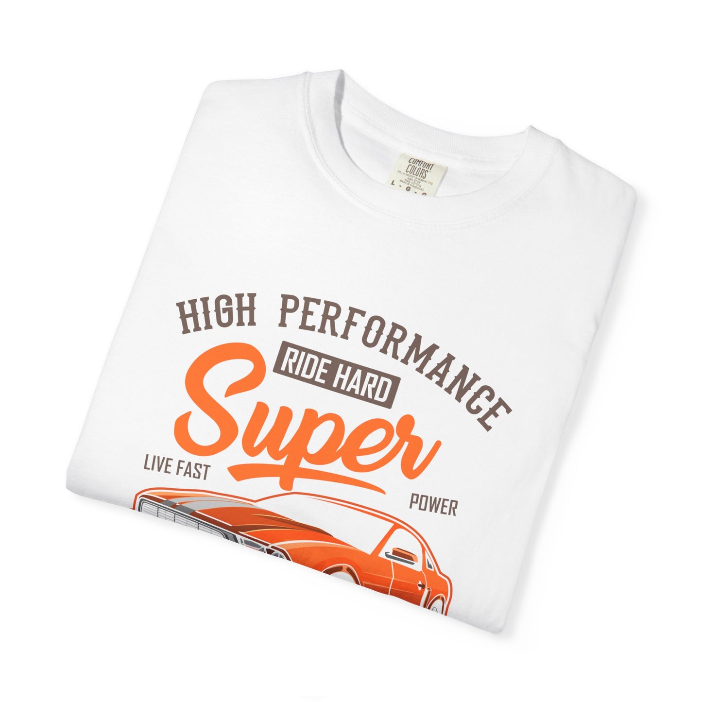 King of the Road T-Shirt - Unisex Garment-Dyed Tee for Car Enthusiasts