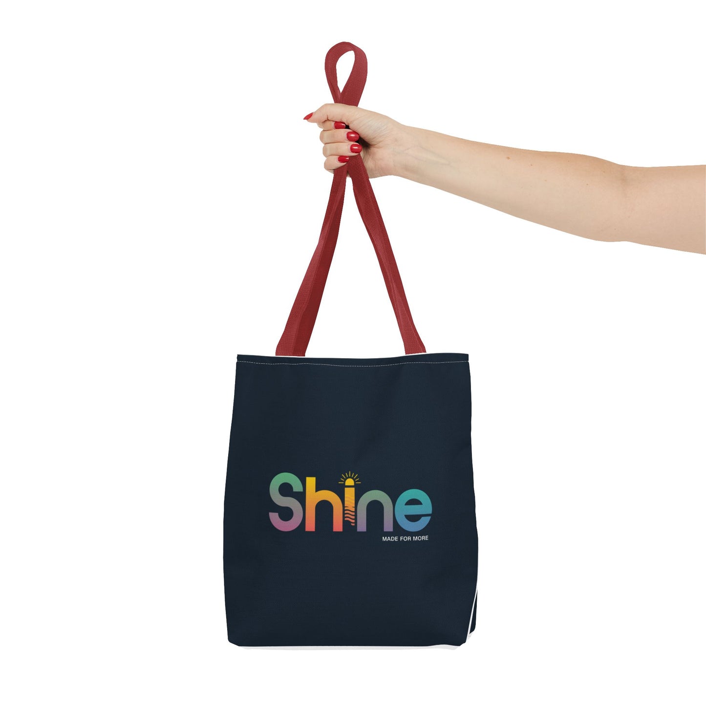 Inspirational Tote Bag - Shine, Motivational Gift, Reusable Shopping Bag, Eco-Friendly Fashion, Daily Use Bag