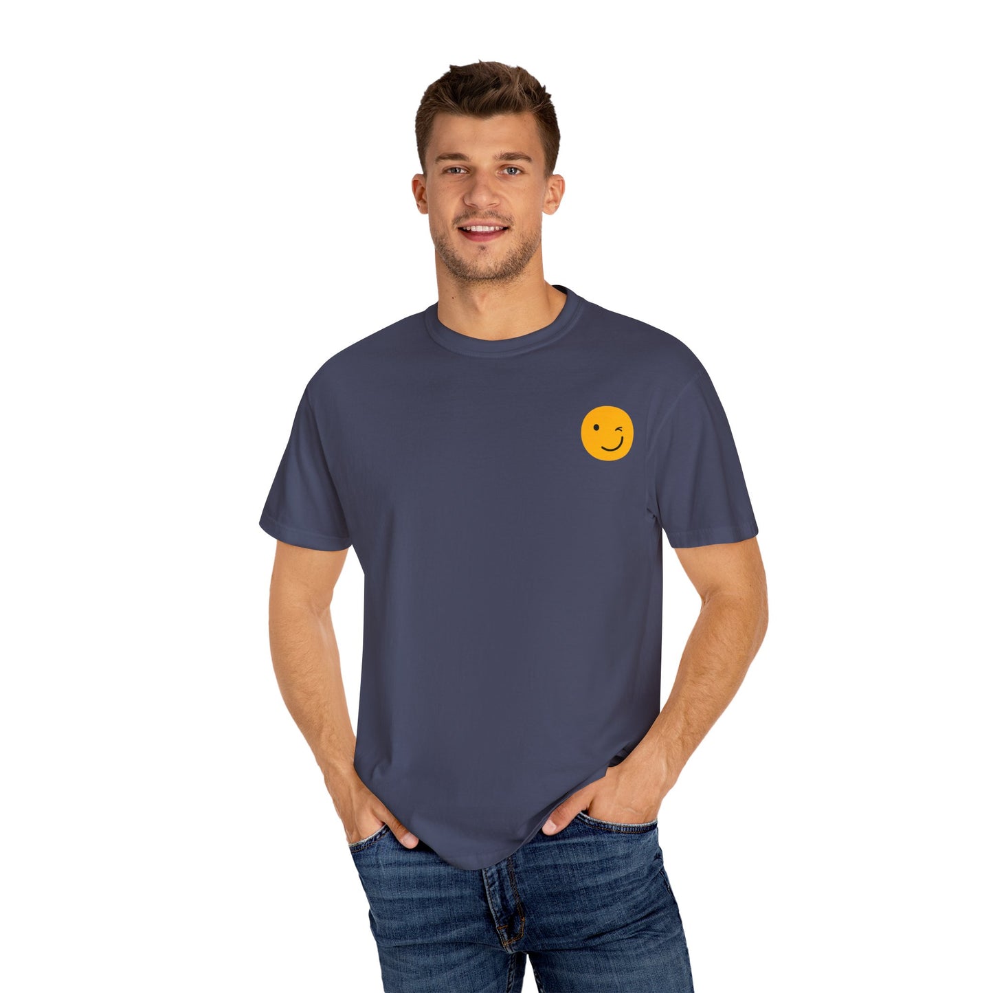 Smiley Face Unisex T-Shirt - Casual Summer Vibe, Perfect Gift, Everyday Wear, Happiness Tee, Fun Graphic Shirt