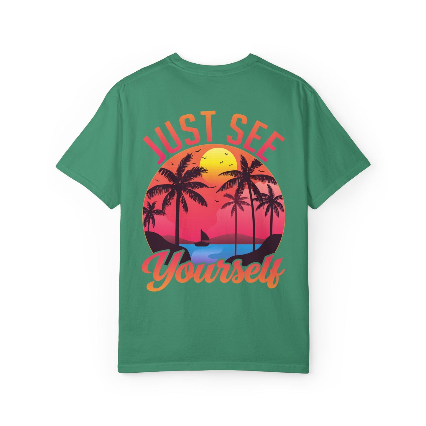Tropical Vibes T-Shirt, Summer Casual Tee, Unisex Streetwear, Vacation Shirt, Beach Life Apparel, Gift for Travelers