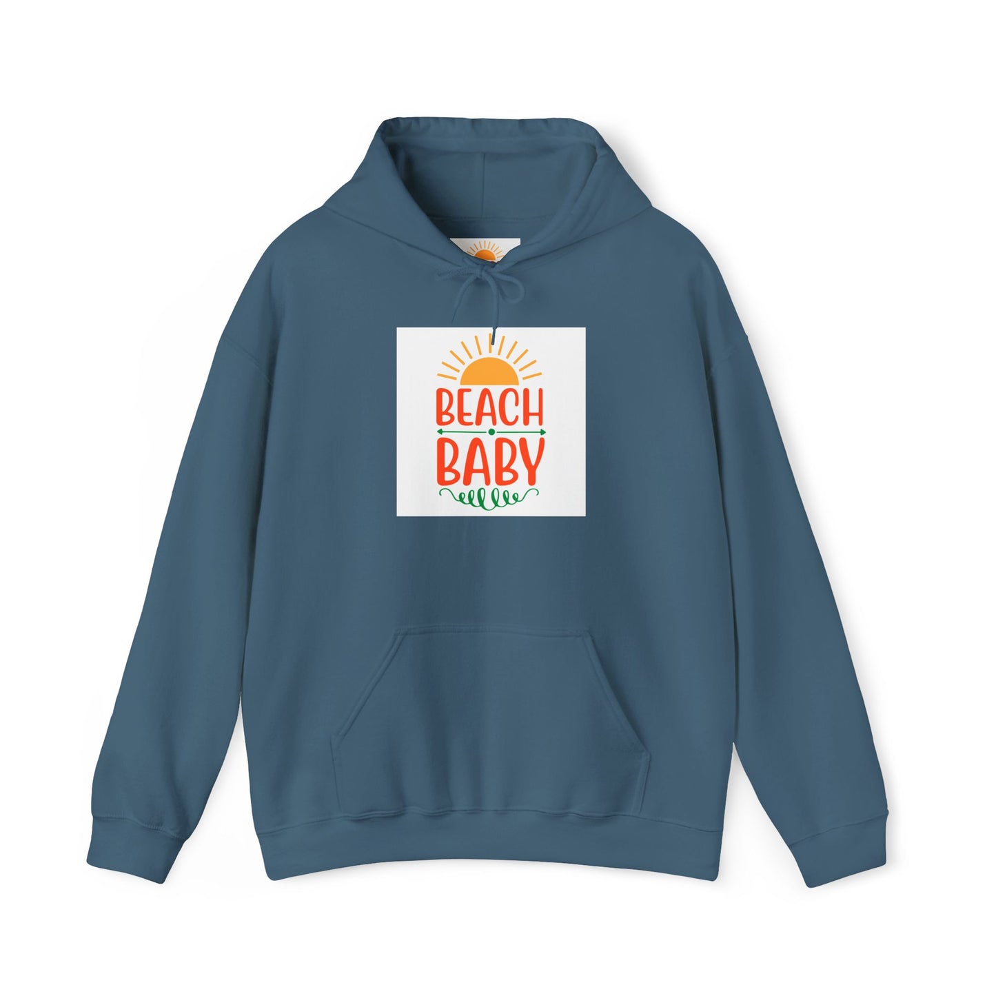 Beach Baby Hooded Sweatshirt | Summer Vibes, Beach Lover Gift, Unisex Casual Wear, Cozy Hoodie, Fun Beachwear