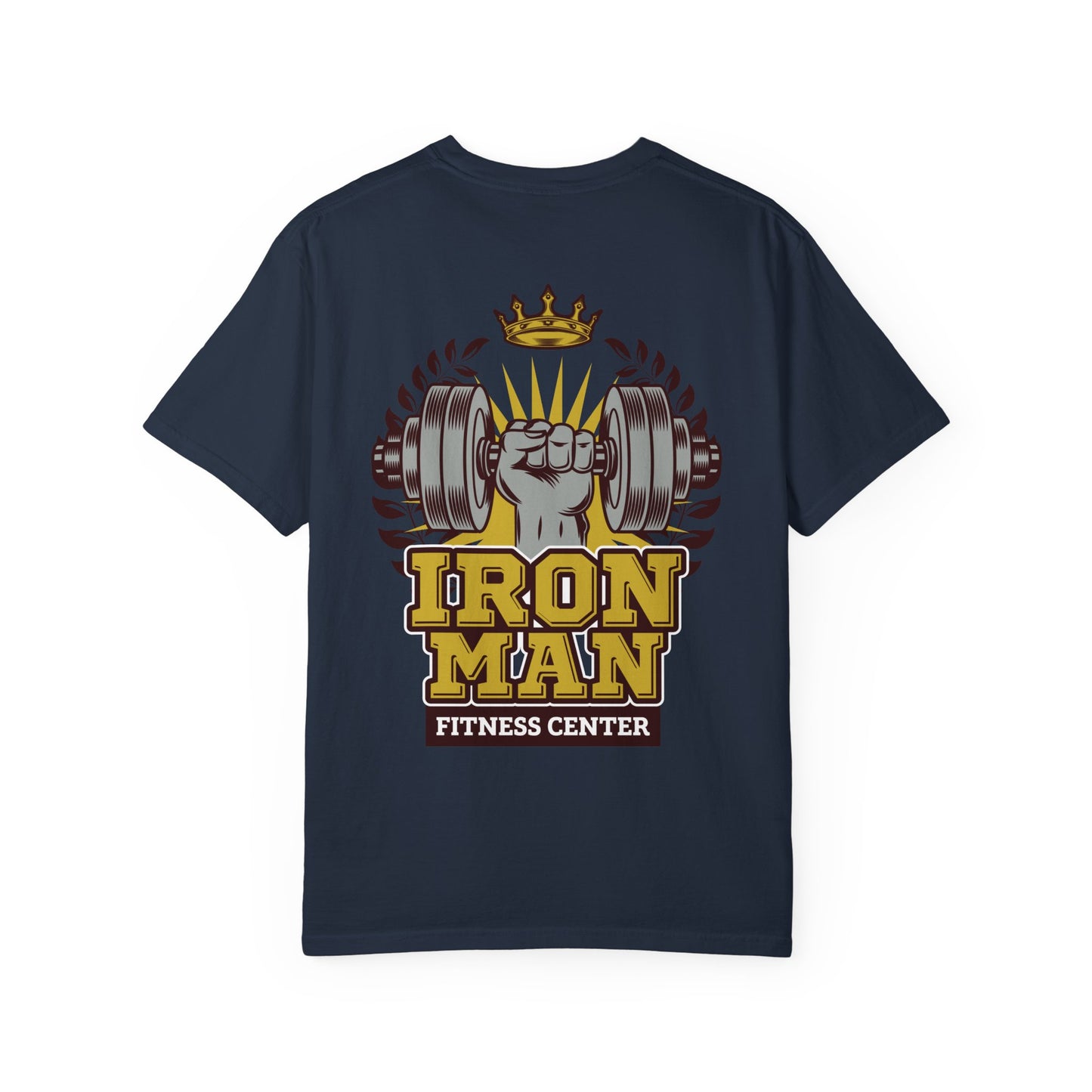 Unisex Iron Man Fitness Center T-Shirt - Motivational Workout Tee