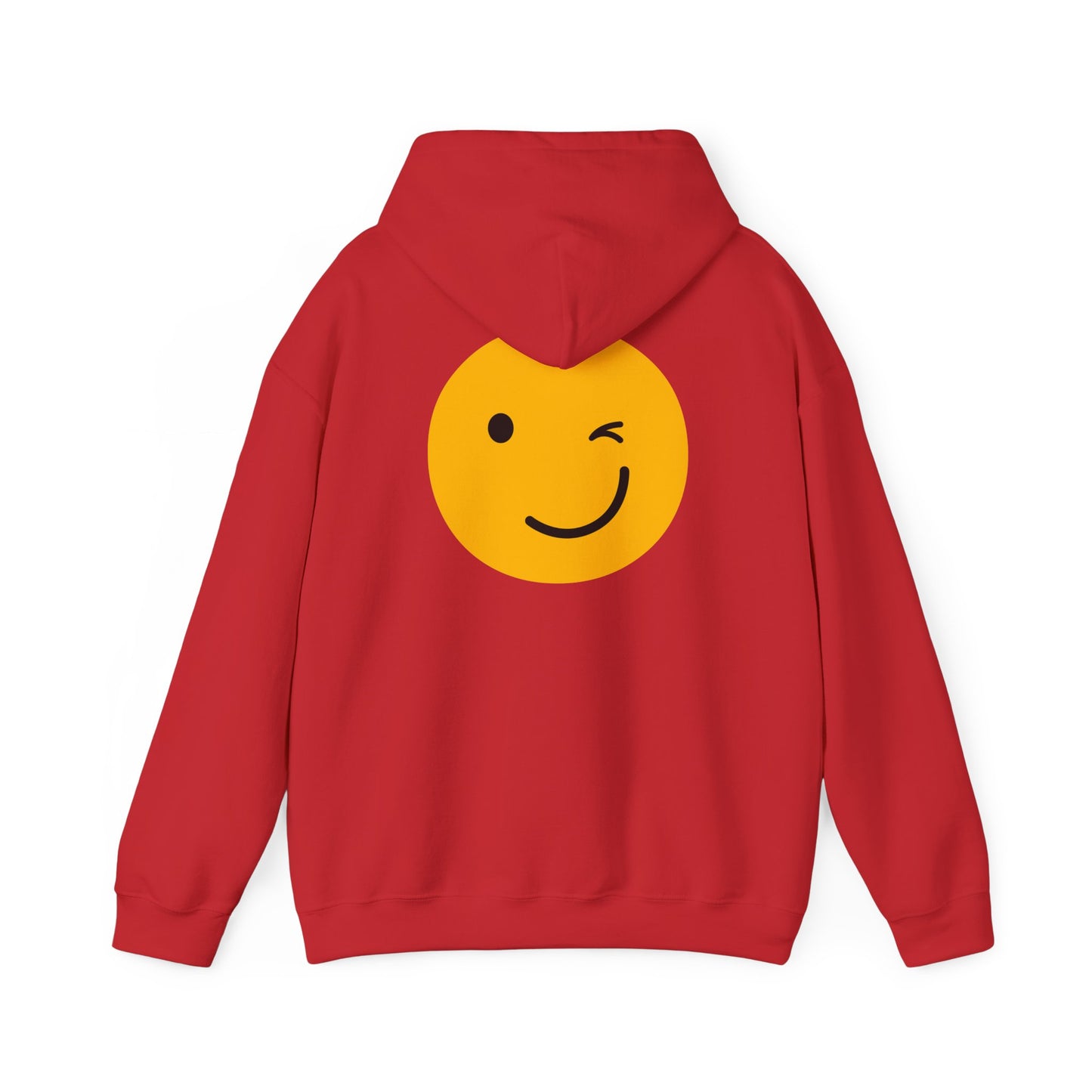 Smiley Face Unisex Hooded Sweatshirt - Fun and Cozy