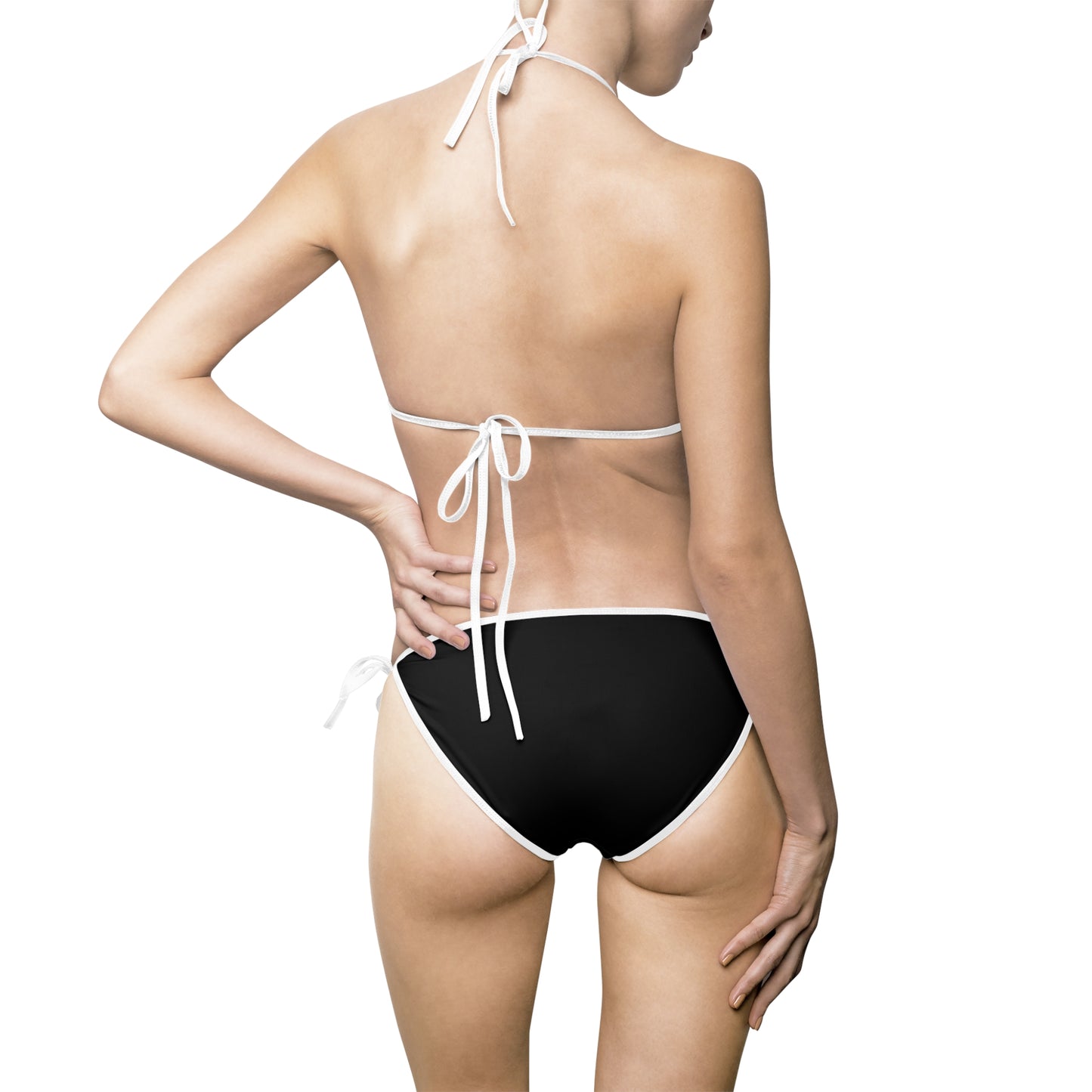 Stylish Black Bikini Swimsuit - Perfect for Beach Days and Summer Fun