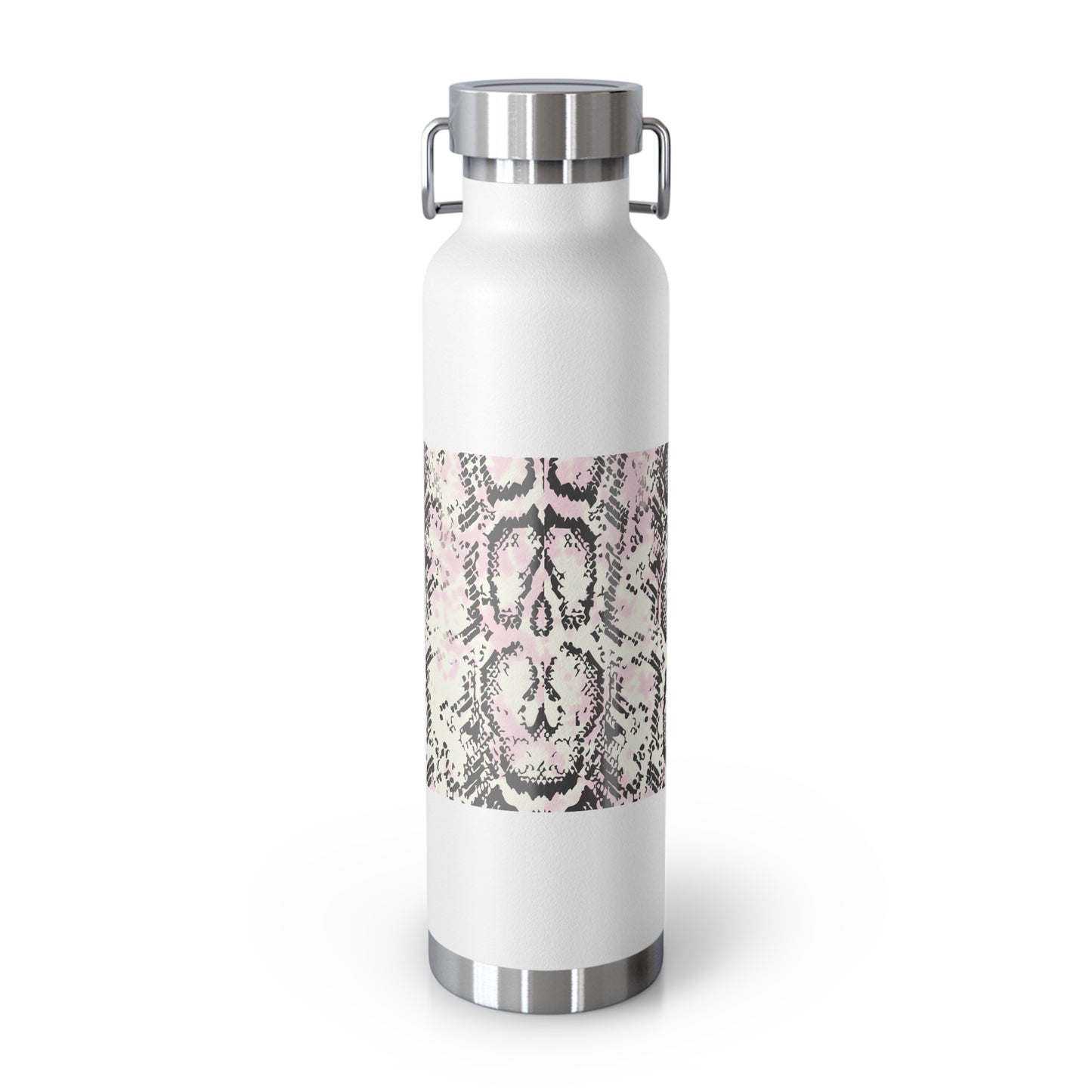 Trendy Snakeskin Insulated Water Bottle - 22oz - Perfect for Travel & Outdoor Adventures