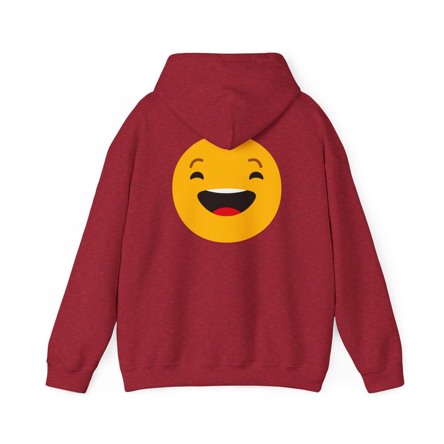 Funny Smile Emoji Hoodie - Unisex Heavy Blend™ Sweatshirt for Everyday Comfort