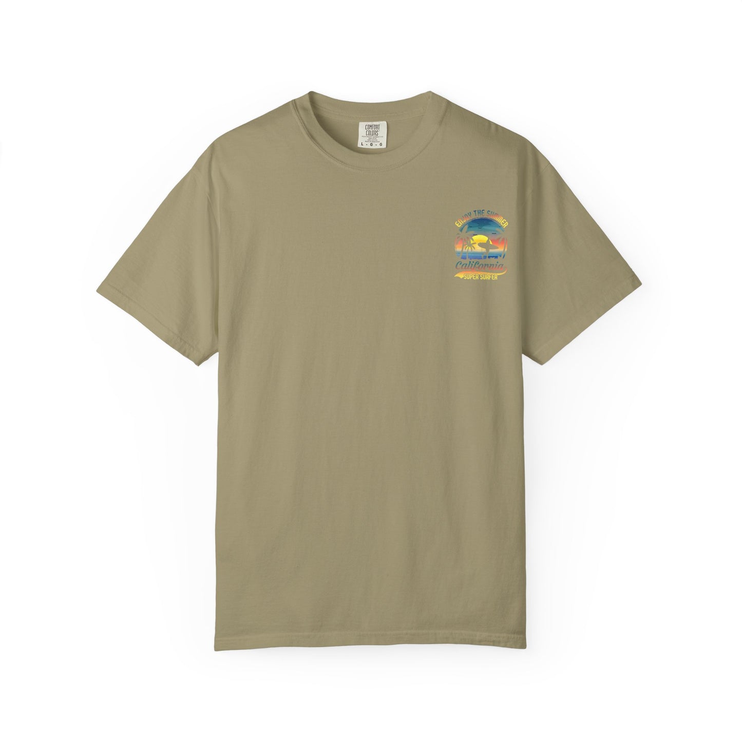 California Summer Vibes T-Shirt, Unisex Beach Tee, Surfing Apparel, Gift for Surfers, Summer Wardrobe Essential