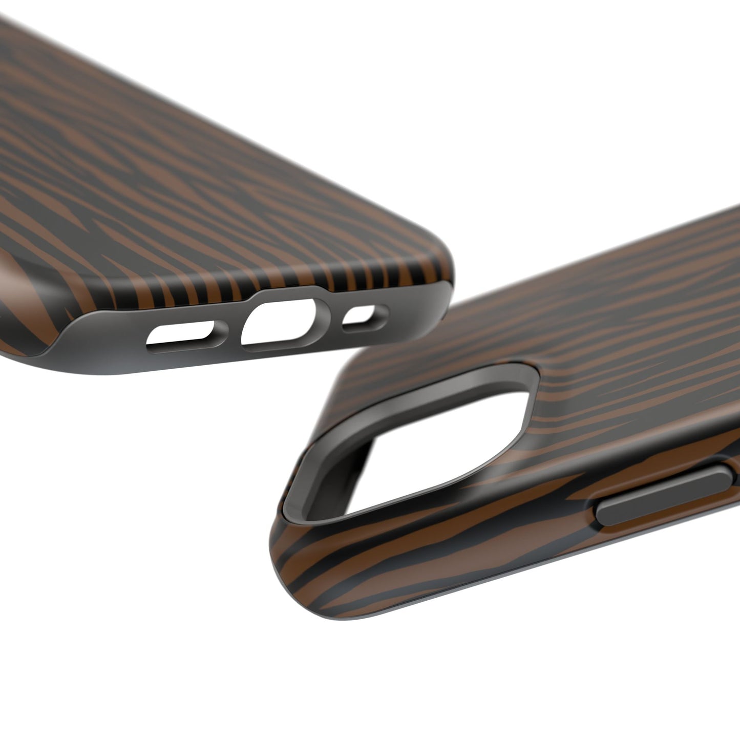 Stylish Magnetic Tough Phone Case - Bold Striped Design
