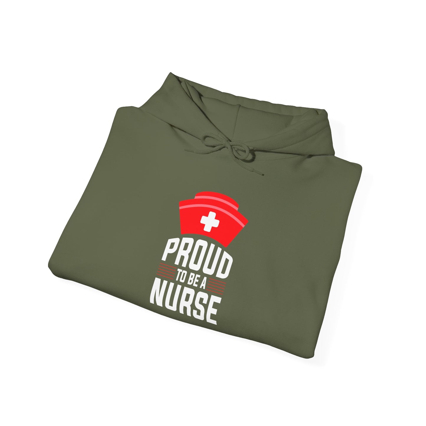 Nurse Life Hoodie - Unisex Heavy Blend™ Sweatshirt with Red Cross Design
