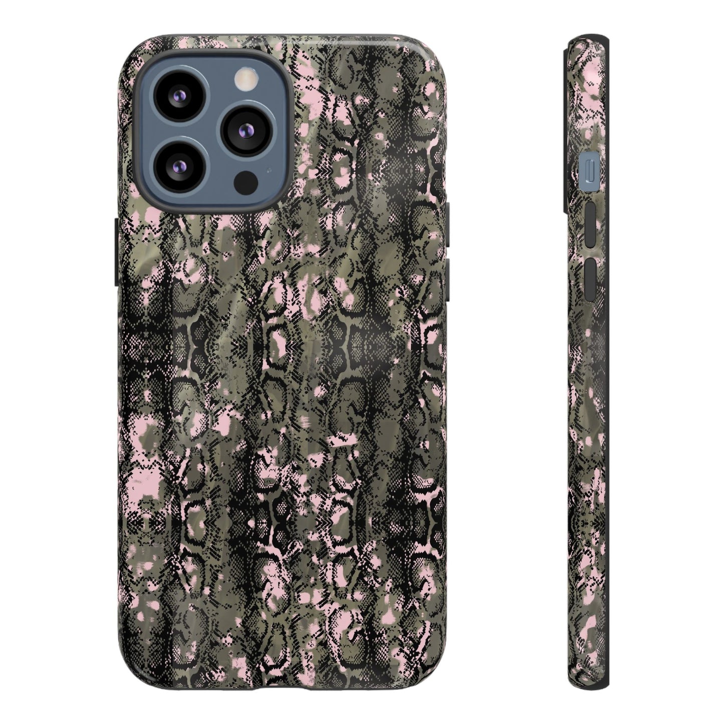 Stylish Snake Print Phone Case for Tough Protection