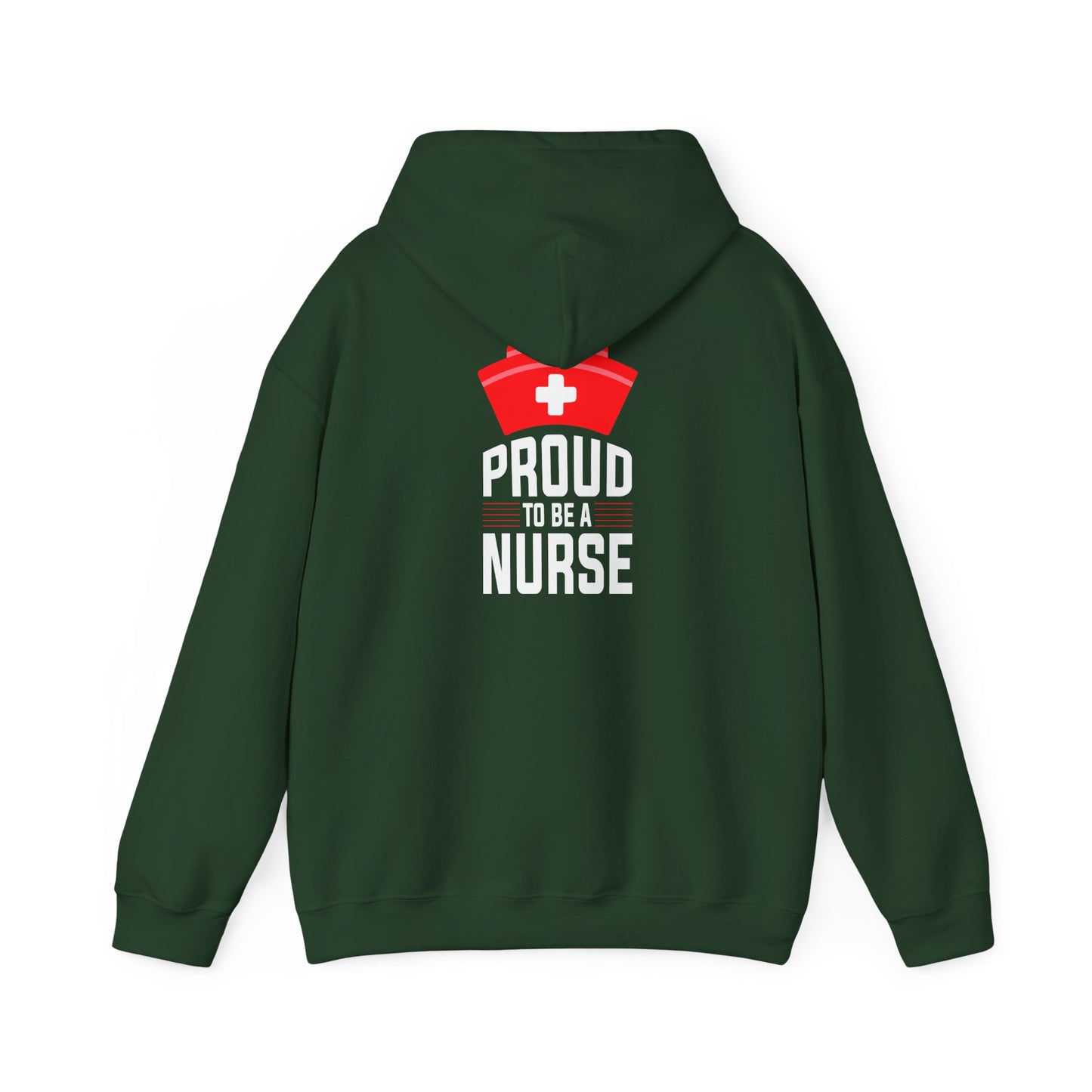 Nurse Life Hoodie - Unisex Heavy Blend™ Sweatshirt with Red Cross Design