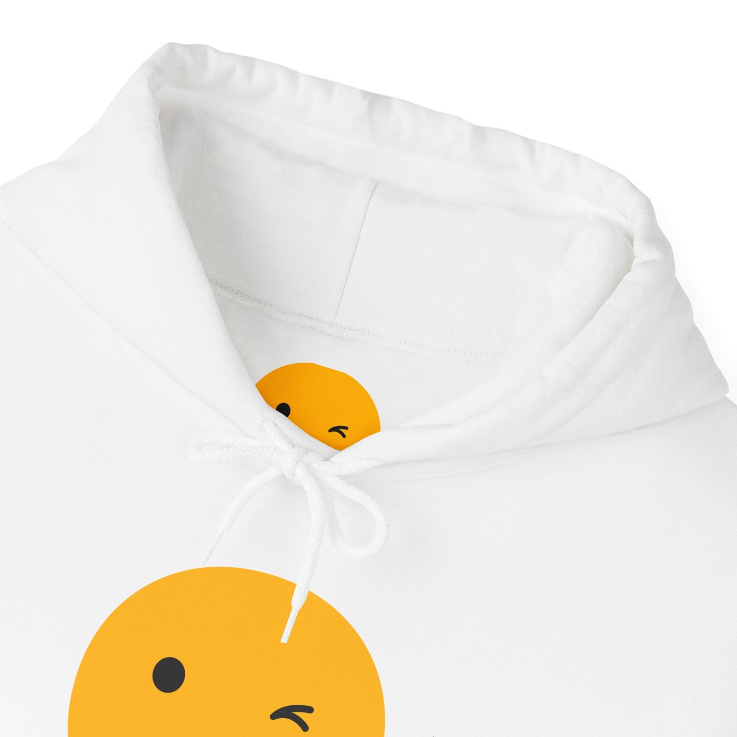 Smiley Face Unisex Hooded Sweatshirt - Fun and Cozy