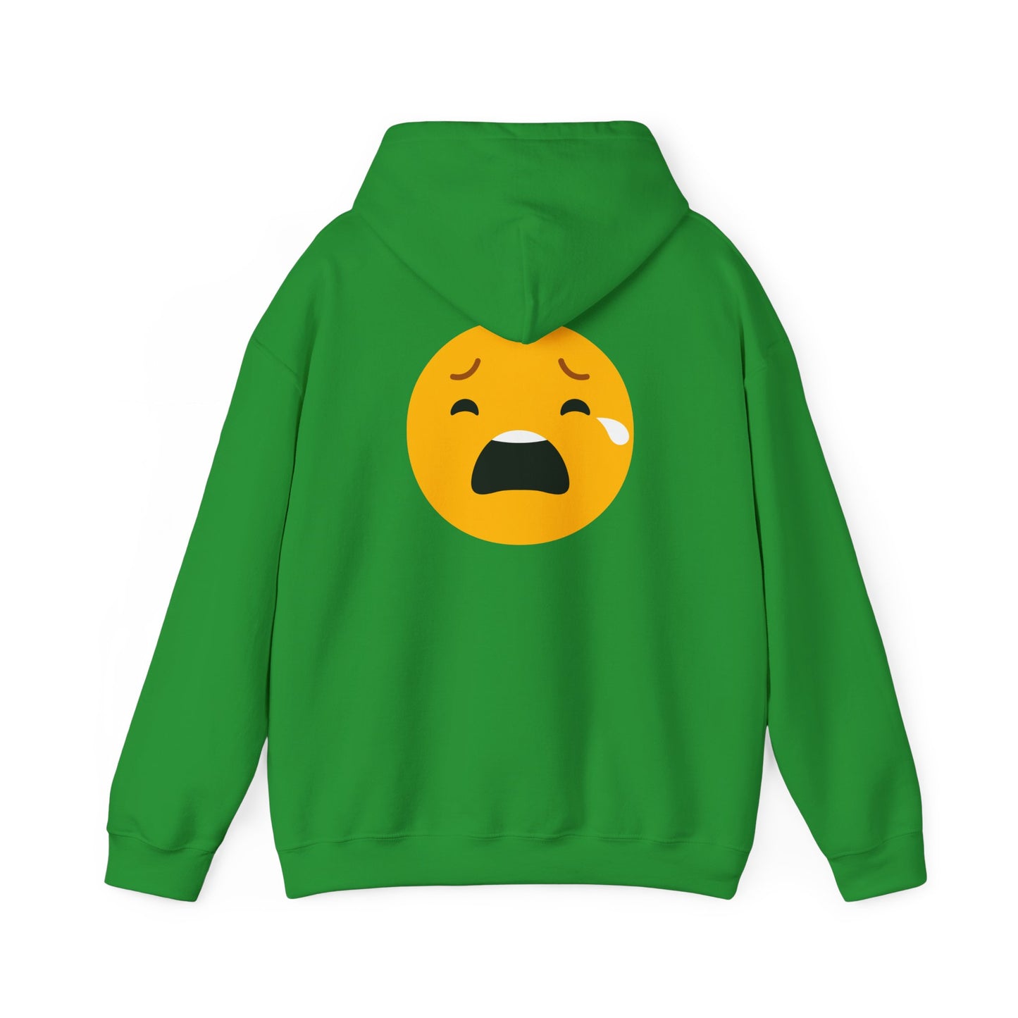 Unisex Heavy Blend™ Sad Emoji Hoodie - Cozy & Expressive Sweatshirt
