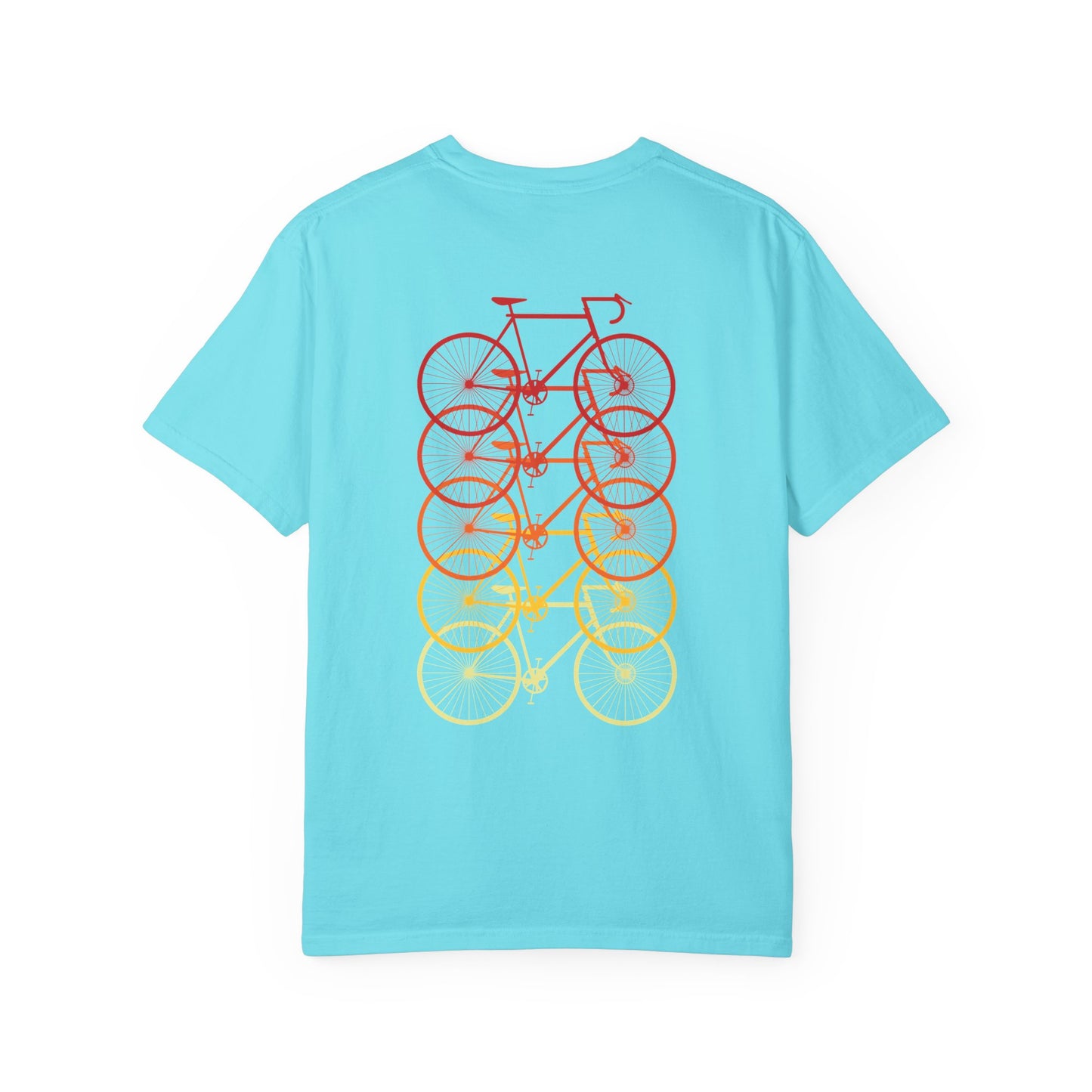 Gradient Bicycle Unisex T-Shirt - Perfect for Cycling Enthusiasts