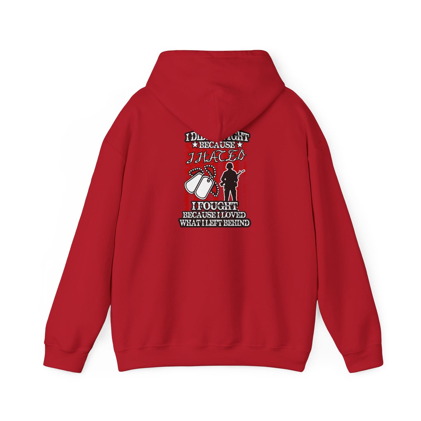 Military Supporter Hoodie, Patriotic Sweatshirt, Independence Day Gift, Veteran Clothing, USA Flag Apparel