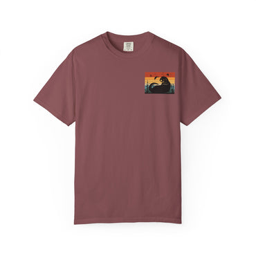 Coastal Vibe Unisex Garment-Dyed T-shirt with Otter Design