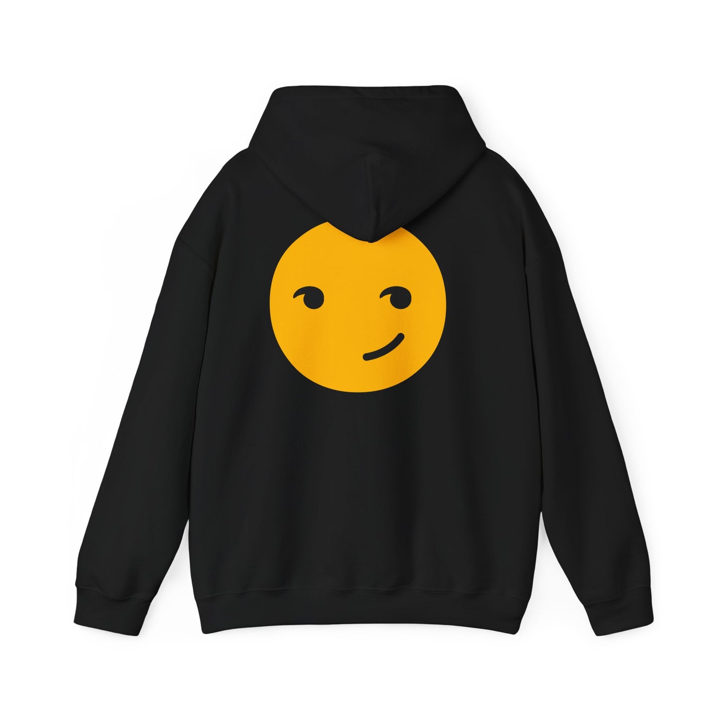Smiley Face Unisex Heavy Blend Hooded Sweatshirt – Cozy & Playful Comfort for All Occasions