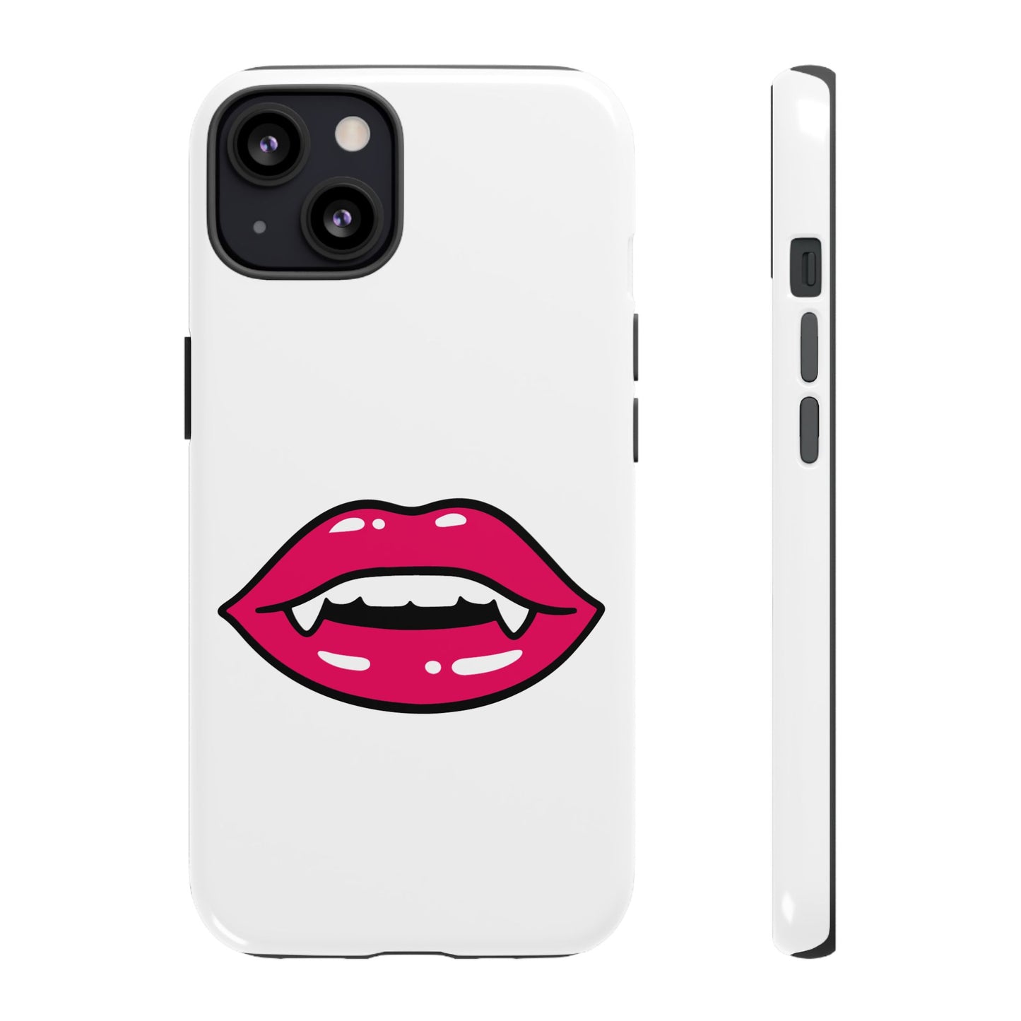 Vampire Mouth Phone Case - Tough Cases for Halloween, Gift for Spooky Lovers, Quirky Phone Accessories, Fun Tech Gear