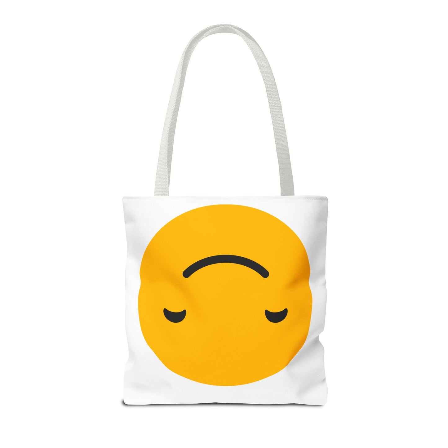 Smile & Frown Reversible Tote Bag - Cute Canvas Bag for Everyday Use
