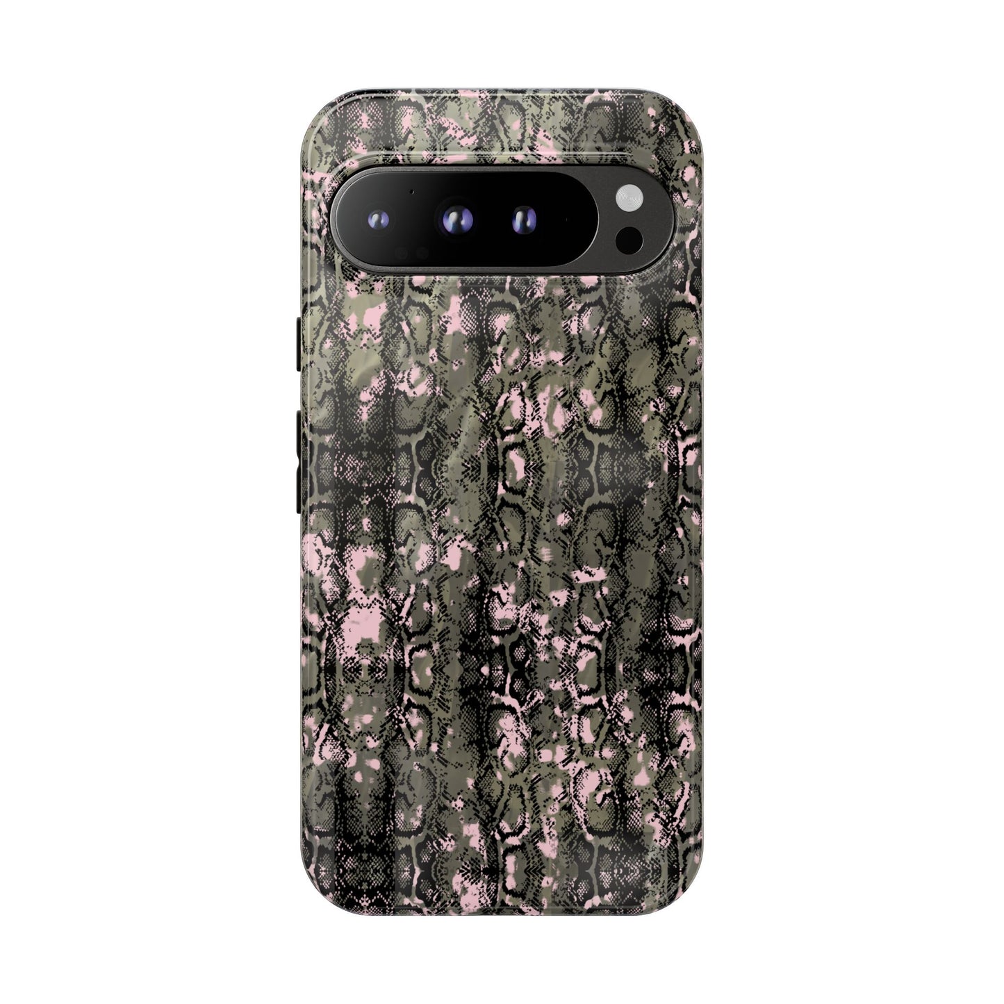 Camo Snake Pattern Phone Case – Rugged Protection Meets Bold Style Turn heads while protecting your phone with this fierce camo snake pattern case—where urban edge meets outdoor grit.