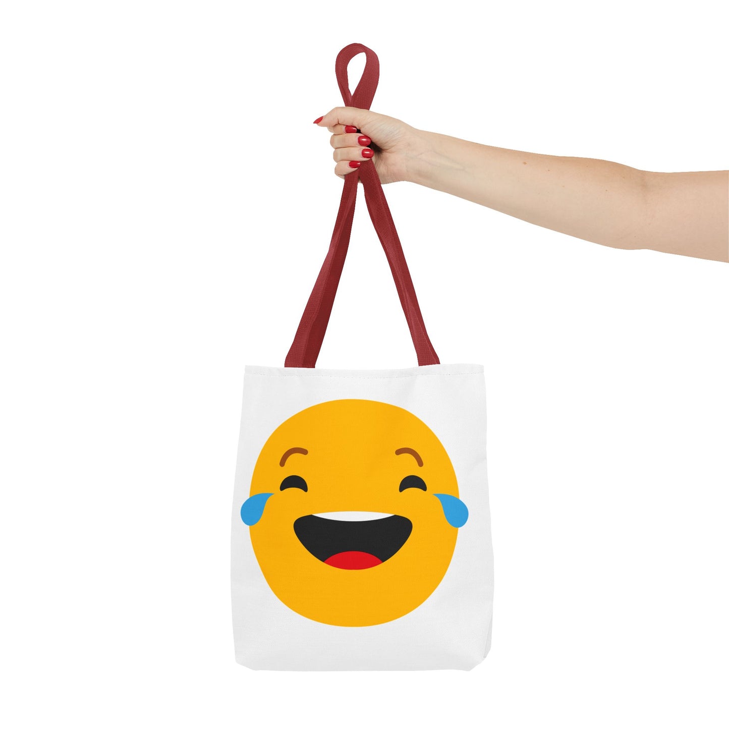 Funny Emoji Tote Bag - Smiling & Laughing Faces