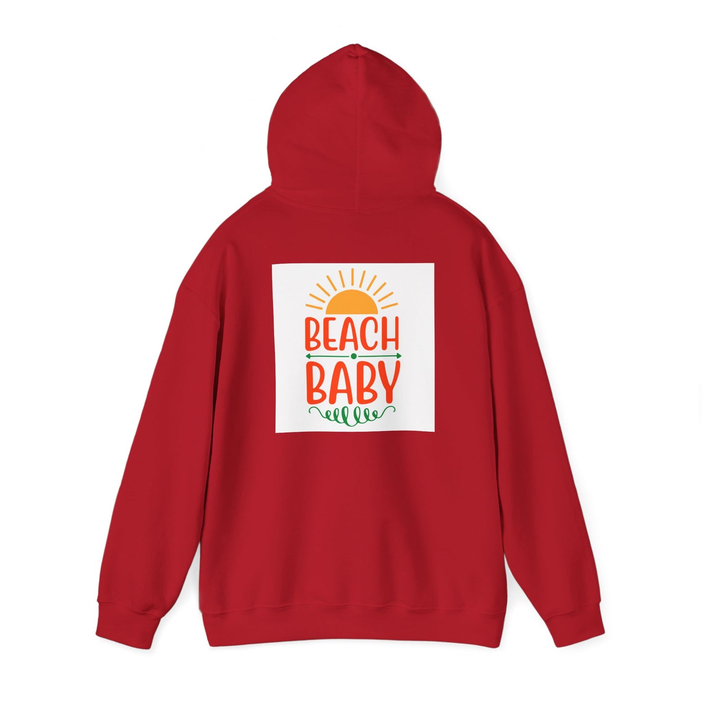Beach Baby Hooded Sweatshirt | Summer Vibes, Beach Lover Gift, Unisex Casual Wear, Cozy Hoodie, Fun Beachwear