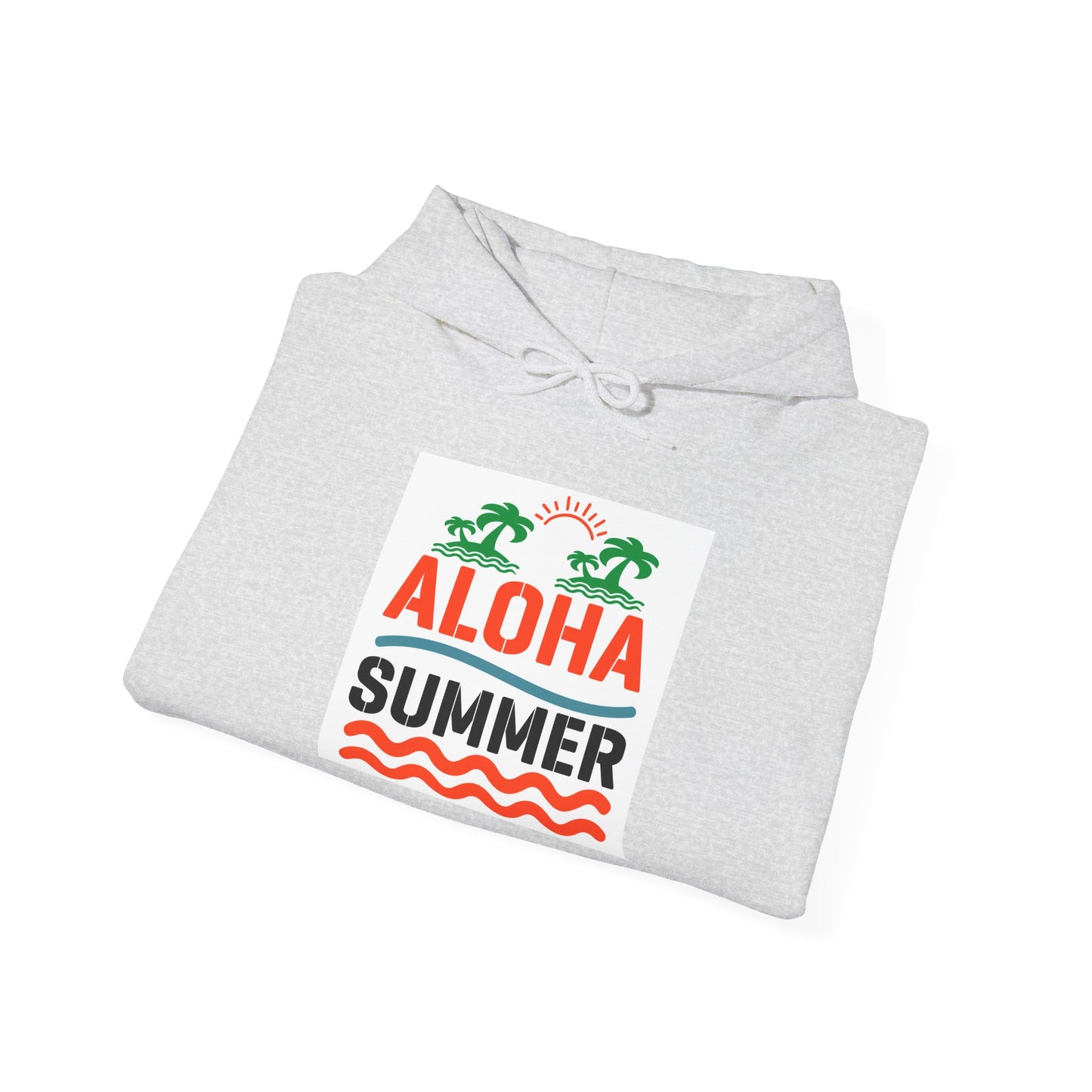 Aloha Summer Hoodie,Tropical Beach Wear,Unisex Sweatshirt,Vacation Outfit, Summer iconic Waikiki Beach Oahu combines urban