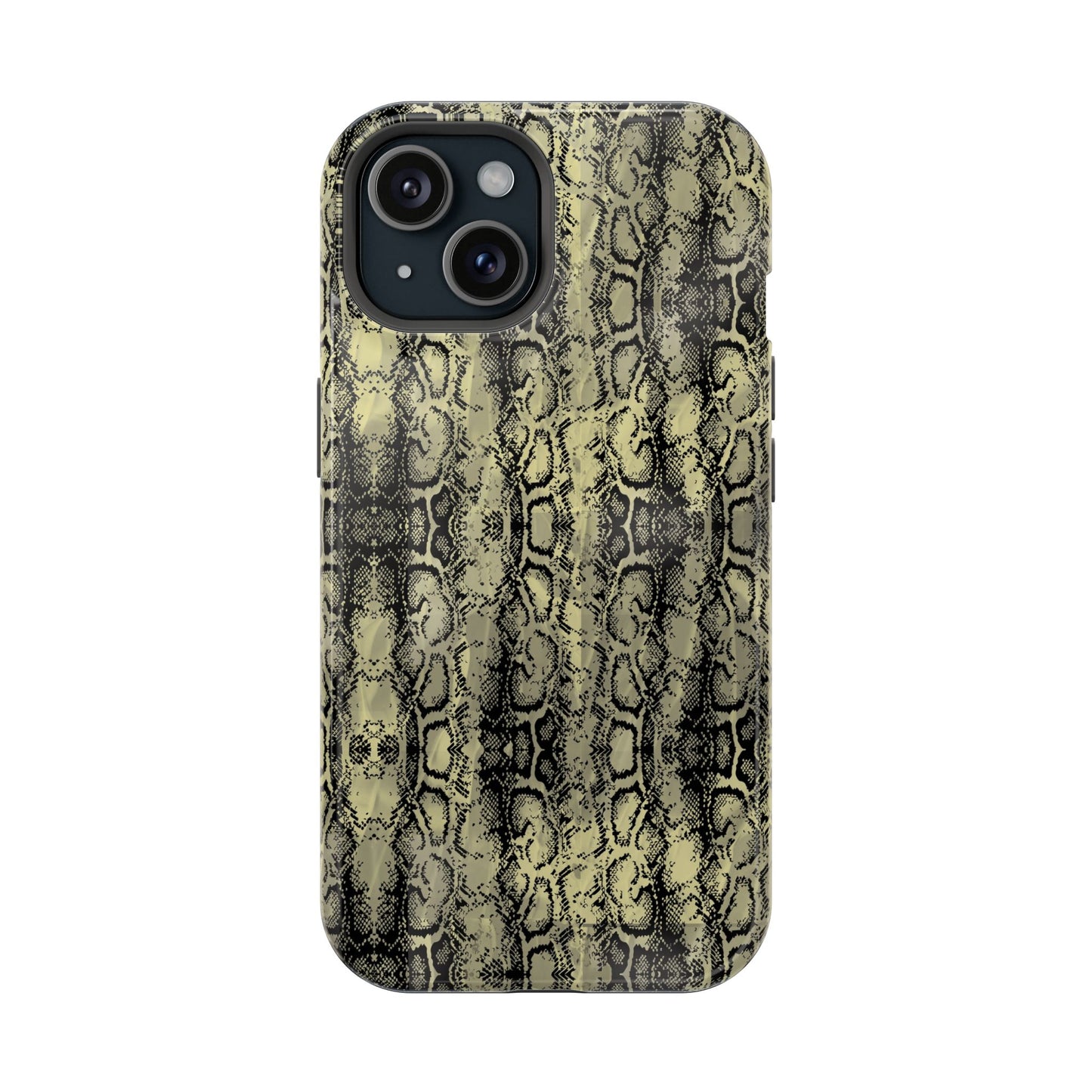 Stylish Snake Skin Magnetic Tough Case - Durable Protection for Your Phone