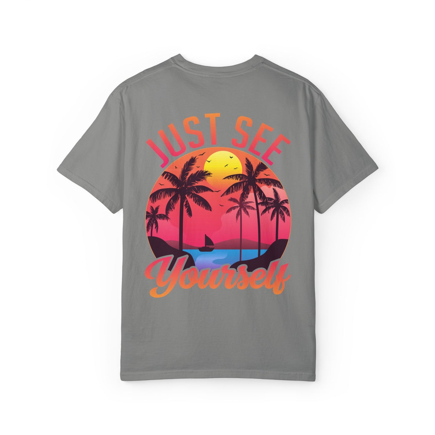 Tropical Vibes T-Shirt, Summer Casual Tee, Unisex Streetwear, Vacation Shirt, Beach Life Apparel, Gift for Travelers