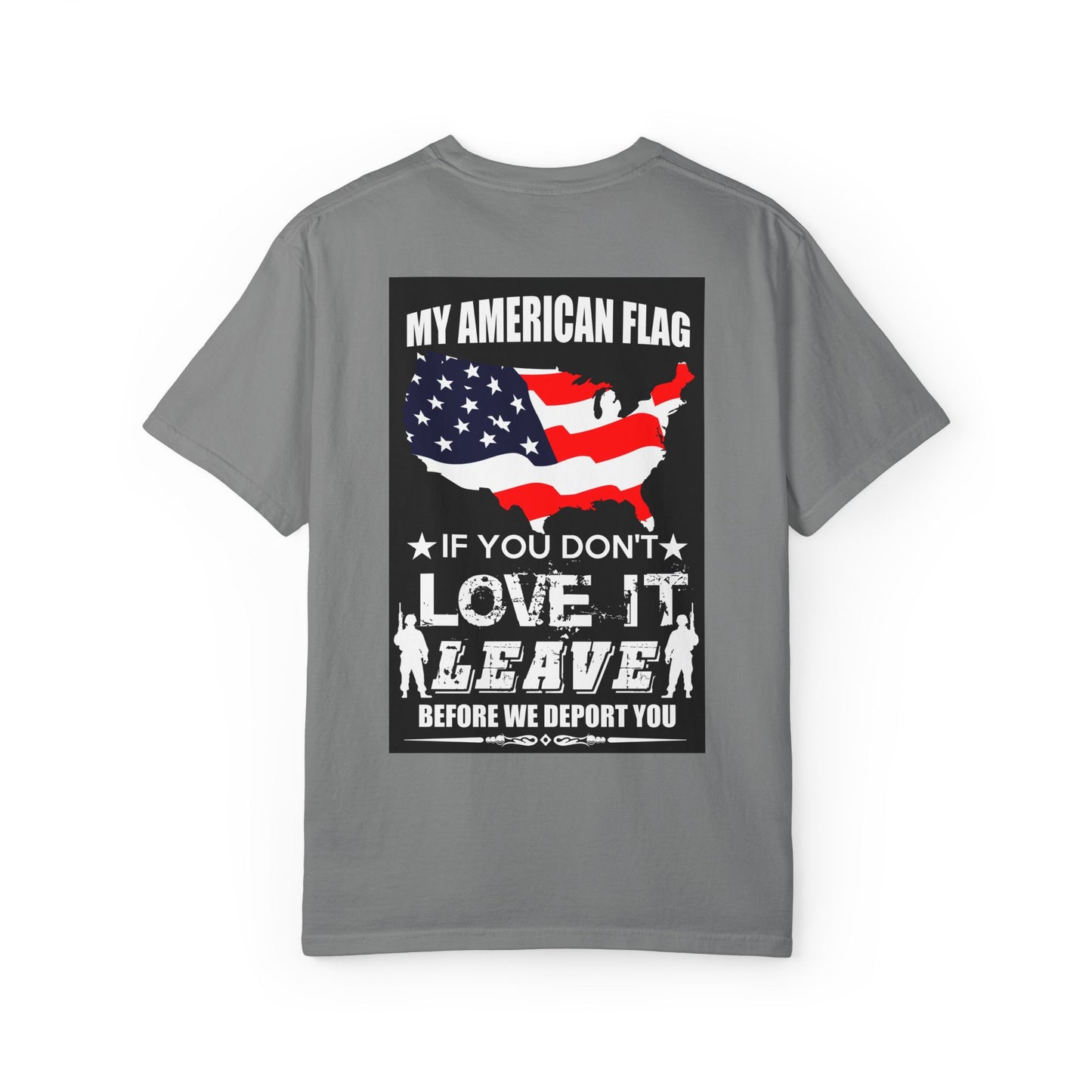 American Flag T-shirt, Patriotic Tee for July 4th, Veterans Support Shirt, Independence Day Top, USA Flag Apparel