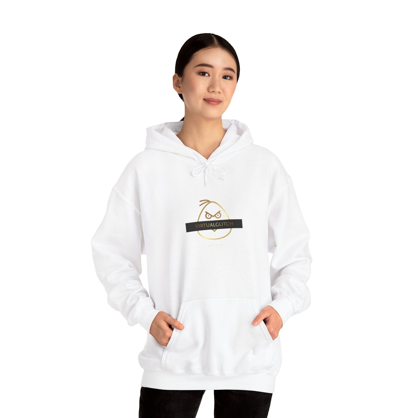 Virtual Glitch Hoodie - Stylish Comfort for Gamers