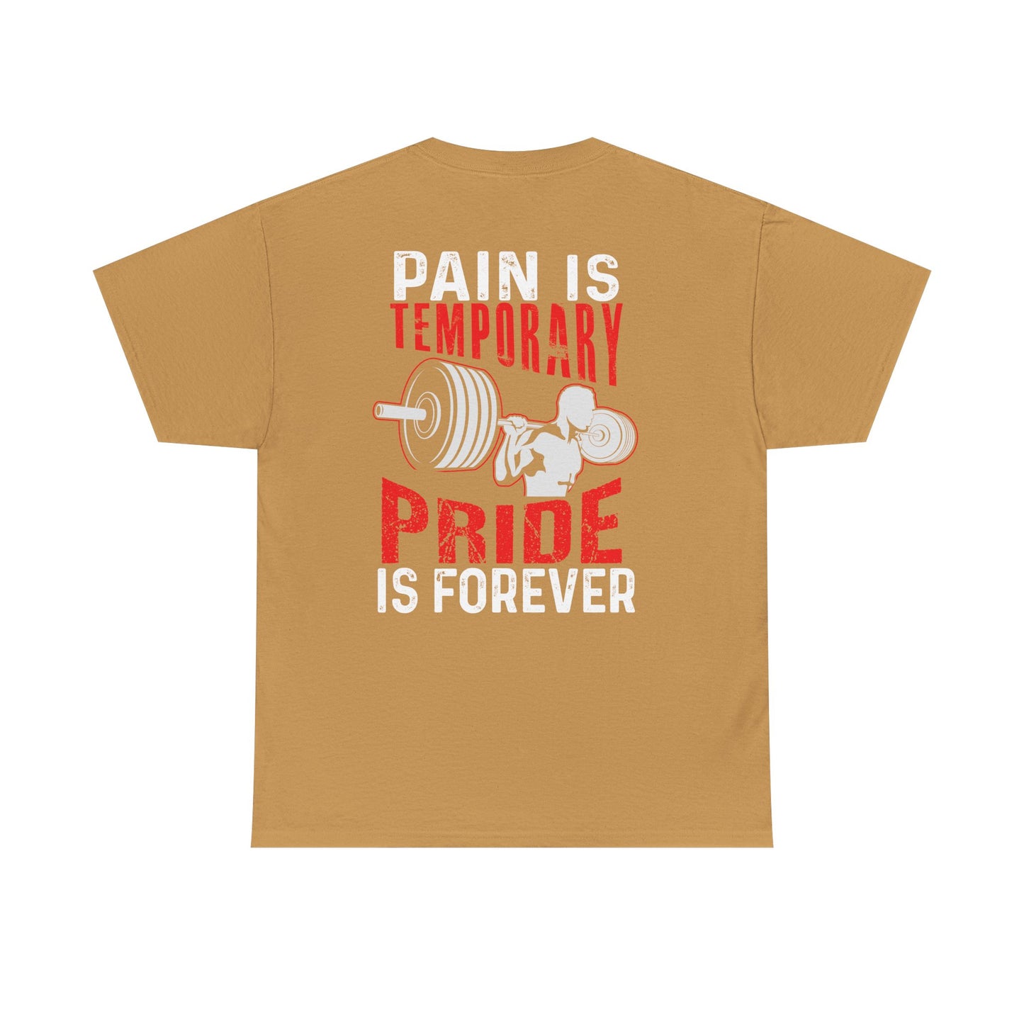 Temporary Pride Unisex Cotton Tee, Fitness Shirt, Apparel, Workout Top, Gift, Celebration Tee