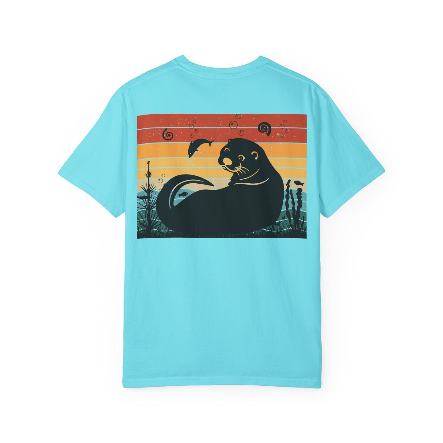 Retro Otter Graphic Unisex T-Shirt – Perfect for Animal Lovers