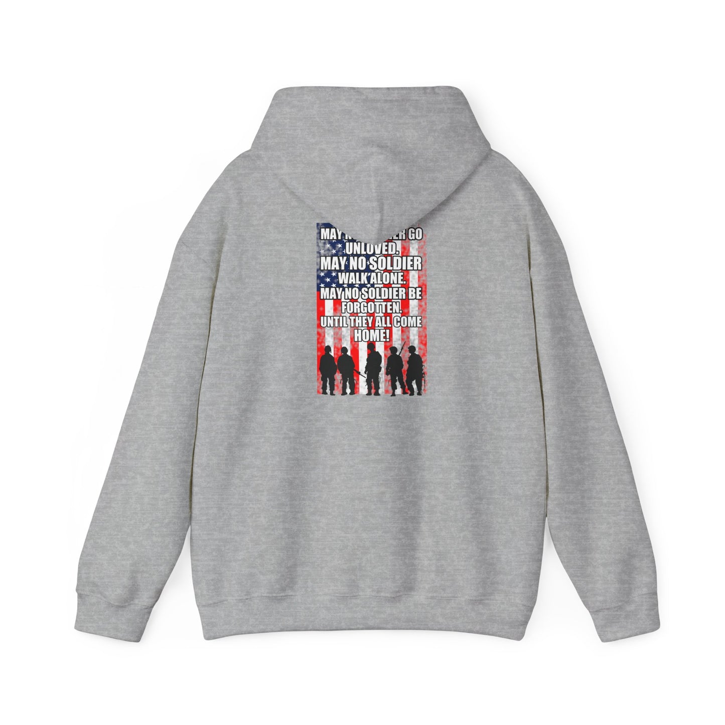 Patriotic Memorial Hoodie: Honor our Heroes, Unisex Sweatshirt for Veterans, Remembrance Day, Gift for Military Families,